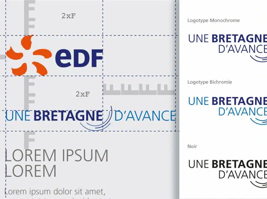 Création du logo "Une Bretagne d'avance"